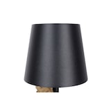 thumbnail of SalesFever lámpara de sobremesa con batería LED | marco de madera de deriva / pantalla de metal | A 13 x P 13 x A 29 cm | natural - negro