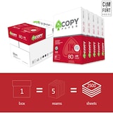 thumbnail of Caja 500 Folios | DIN A4 y 80 grs | Paquetes para Oficina, Hogar | Folios para Impresoras Láser y de Inyección-Fotocopiadora-Fax | Pack de 5 Paquetes