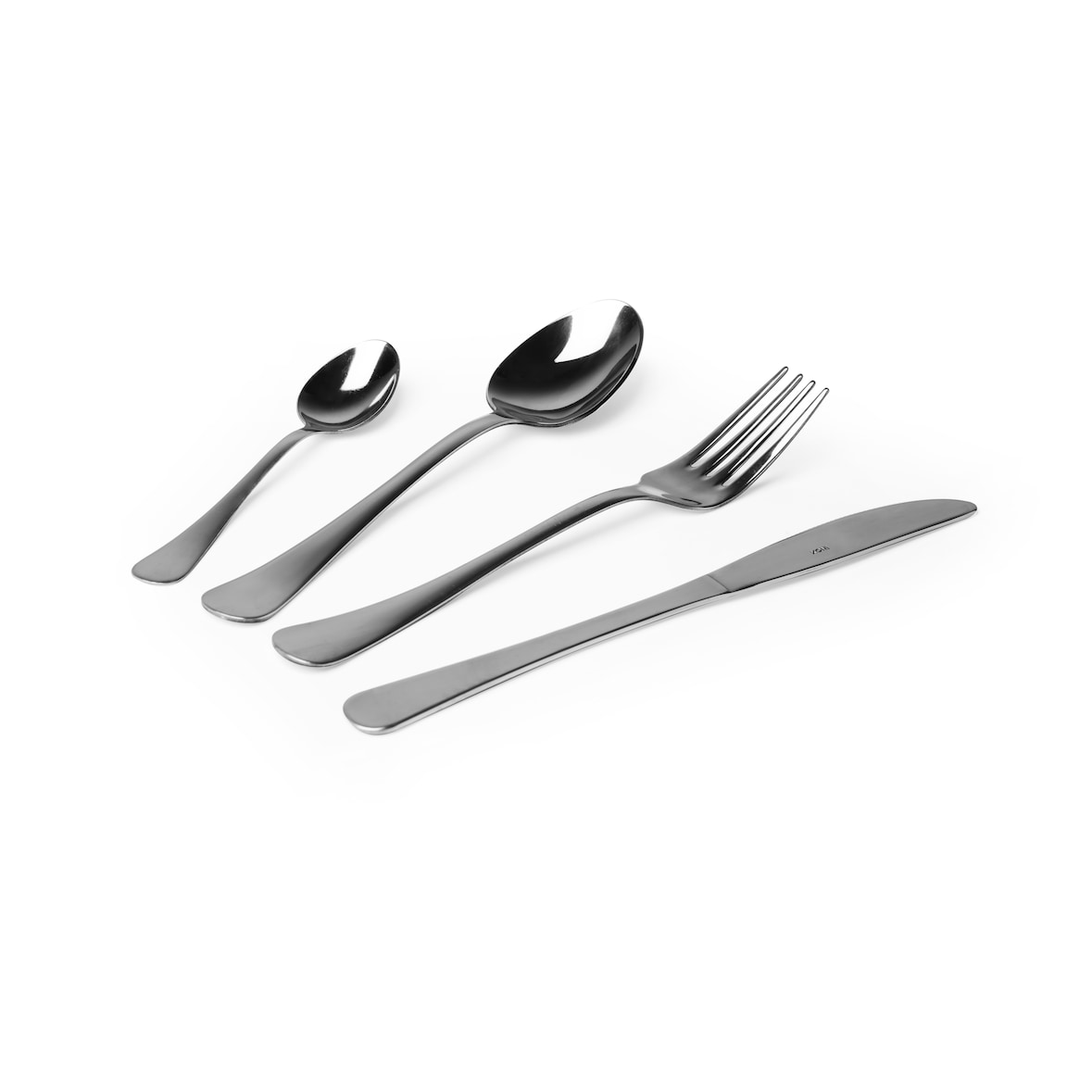 Excelsa set 24 posate Milano acciaio argento