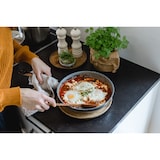 thumbnail of MÄSER koekenpan, Profi-serie, 18/10 roestvrij staal, diameter 32cm, wanddikte 0,7mm, antiaanbaklaag, geschikt voor inductie,931988