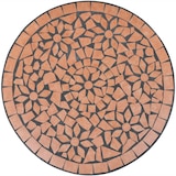 thumbnail of Mesa de bistro de mosaico terracota 60 cm