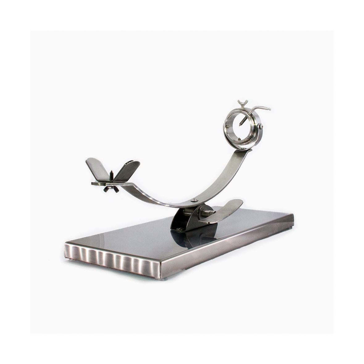 jamonero con balancin giratorio base inox.