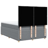 thumbnail of vidaXL Boxspringbett mit Matratze Hellgrau 140x200 cm Stoff