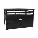 thumbnail of Churrasqueira a etanol 1,5L em aço vermelho e chapa de ferro retangular