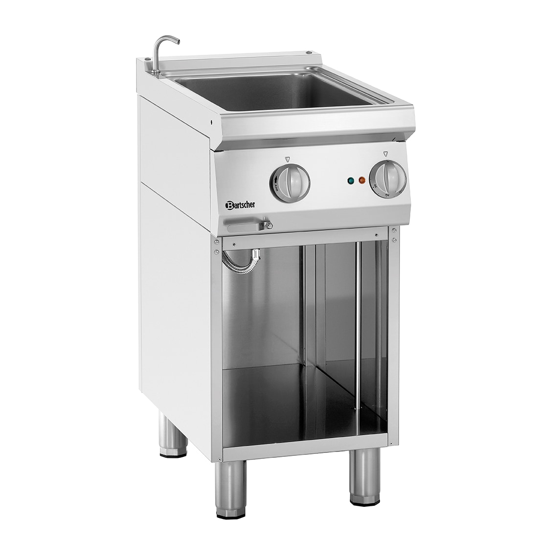 Bain marie | 700 | Elektrisch | 1kW | 1x 1/1 GN | Afvoerkraan | 400x700x850(h)mm