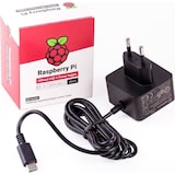thumbnail of Raspberry PI USB-Netzteil für PI 4 schwarz USB-C 5.1V 3A 1.5M