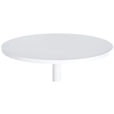 thumbnail of Statafel rond wit/wit