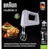 thumbnail of Braun HM3137WH MultiMix 3 Handmixer-Set weiß