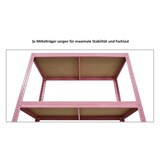 thumbnail of PROREGAL Schwerlastregal PINK LADY, HxBxT 180x90x40cm, Fachlast 175kg, 5 Ebenen, Pink, Kellerregal, Steckregal, Garagenregal, Lagerregal