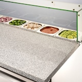 thumbnail of Table réfrigérée 3 portes pizza dessus en verre 402 litres - Stalgast