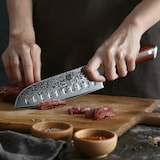 thumbnail of XinZuo - Damast Santoku-Messer - B13R Yu Serie