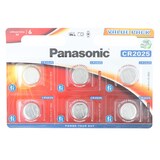 thumbnail of Panasonic Batterie Lithium, Knopfzelle, CR2025, 3V Electronics, Lithium Power, Retail Blister (6-Pack)
