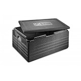 thumbnail of thermohauser EPP-Thermobox Universal Unistar schwarz, 70 L, mit Deckel und 5-farbigem Einsteckkartenset
