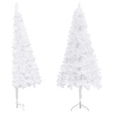 thumbnail of vidaXL Kunstkerstboom hoek 240 cm PVC wit