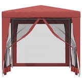 thumbnail of vidaXL Partytent met 4 mesh zijwanden 2,5x2,5 m HDPE rood