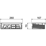 thumbnail of OBO Bettermann Deskbox DBK2-M4H D2S2K 6116810