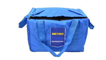 METRO Professional Saco térmico, poliéster, 52 x 35 x 35 cm, 65 L, fecho de velcro, azul