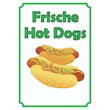 thumbnail of Frische Hot  Dogs  Schild Hochkant A4 (210x297mm)