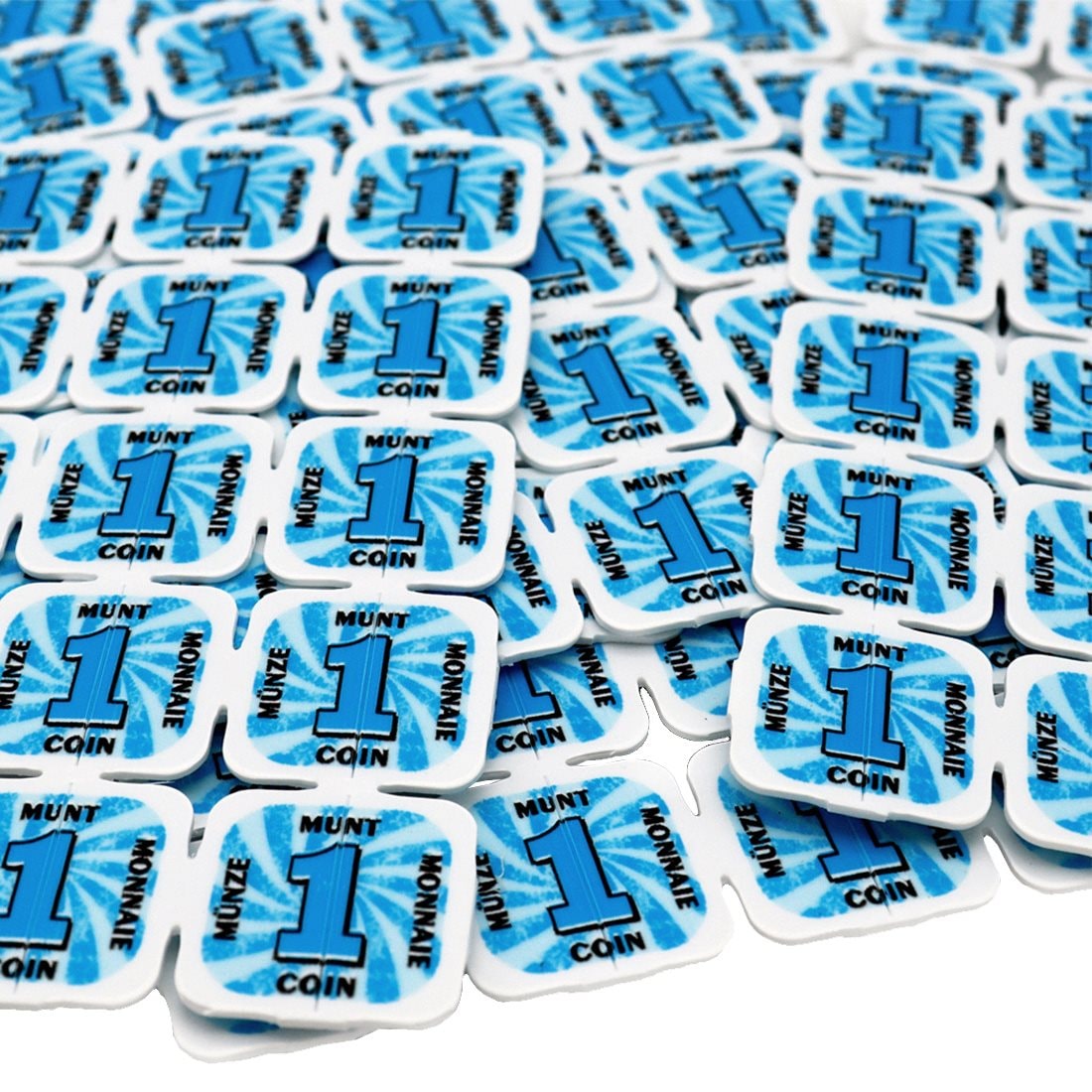 CombiCraft breekmunten of festivalmunten blauw - 1000 breekmunten