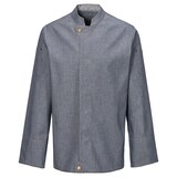 thumbnail of 229 - Damenkochjacke Modern, Langarm, Denim, Fb. navy : navy 100% Baumwolle 269 g/m² XL