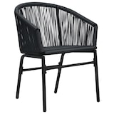 thumbnail of vidaXL 3-tlg. Bistro-Set mit Kissen PVC Rattan Schwarz