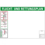 thumbnail of Flucht- und Rettungsplan Set, DIN ISO 23601, DIN EN ISO 7010, Kunststoff, 420x297mm, ASR A1.3, DIN EN ISO 7010