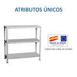 thumbnail of SimonRack Metallregal mit Schrauben 900x1100x300 mm, 3 Böden, 90 kg Biegepunkt, Verzinkt - Comfort