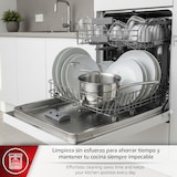 thumbnail of MAGEFESA DOUX Pasapurés de 18 cm de Diámetro Fabricado en Acero Inoxidable 18/10, Diseñado con 2 Patas de Apoyo y Equipado con un Disco Rallador Fijo
