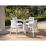 thumbnail of Sedia Gruvyer bianca lucida  in polipropilene di altissima qualità , impilabile . Marchio Grandsoleil. 52x51x81