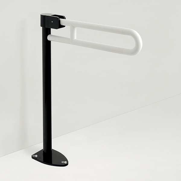 pba 01 Stützklappgriff, Bodenmontage 715 aus Nylon