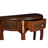 thumbnail of Tavolino allungabile libro Country legno massello tiglio finitura naturale elegante per cucine moderne rustiche
