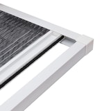 thumbnail of Fliegengitter Insektenschutz Dachfenster Plissee Alurahmen Bausatz,Farbe:weiß (RAL9010),Größe (Breite x Höhe):110 x 160 cm (Profile auf Maß)