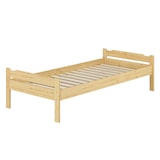 thumbnail of Bett Kiefer massiv 90x200 Einzelbett Singlebett Massivholz Zubehör wählbar V-60.31-09 Rollrost inkl.