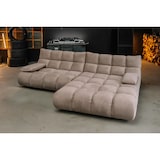 thumbnail of KAWOLA Sofa VIVIEN Ecksofa Velvet sand Longchair rechts