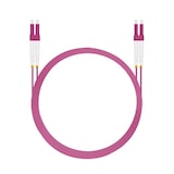 thumbnail of Helos LWL Patchkabel LC/LC Duplex 50/125µm OM4 erikaviolett 1,0m