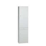 thumbnail of SARMOG COLONNA 2 ANTE 1 CASSETTO KIT L46 P34 H183 in truciolare nobilitato color bianco liscio