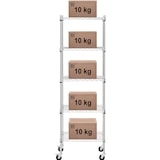 thumbnail of Royal Catering - Opbergrek met wielen - 60 x 45 x 190 cm - 50 kg - 4 rollen -