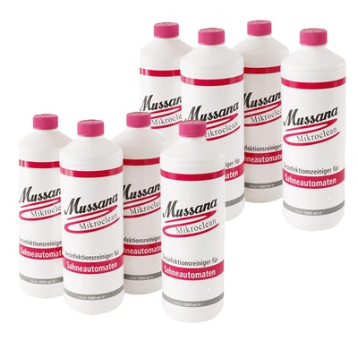 Microclean Mussana producto limpiador X8 litros para máquina de nata montada