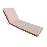 thumbnail of Lot de 2 coussin pour bain de soleil 186 x 53 cm polyester argile