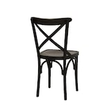 thumbnail of METRO PROFESSIONAL Cross restaurantstoel, set van 2, beukenhout, wengé