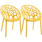 thumbnail of CLP 2 delige set tuinstoelen Hope Kunststof HBT: 80x59x60 cm geel