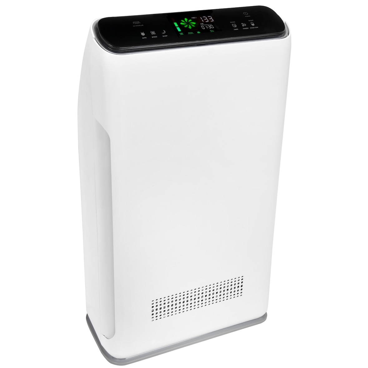 GUTFELS Luftreiniger für Wohnung, 7-Fach-Filtertechnologie, HEPA-13-Filter, inkl. Fernbedienung, für zu 40m² Raumgröße, LR 67014 we