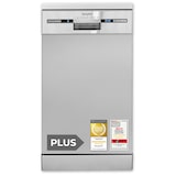 thumbnail of Exquisit PLUS Geschirrspüler 45 cm, Unterbaufähig, 9 Maßgedecke, 9 Liter, ECO-Programm, Startzeitvorwahl, GSP59309-030E silber