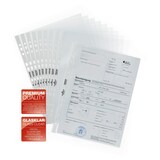 thumbnail of DURABLE Premium Prospekthüllen  DIN A4 Glasklar Transparent 80 Mikron PP (Polypropylen) Öffnung oben 11 Löcher 2676-19 100 Stück