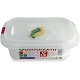 thumbnail of Pack 6 Tupper rectangular reutilizable con tapa, apto para microondas, lavavajillas y congelador. Medidas: 176x108x65 0,75L