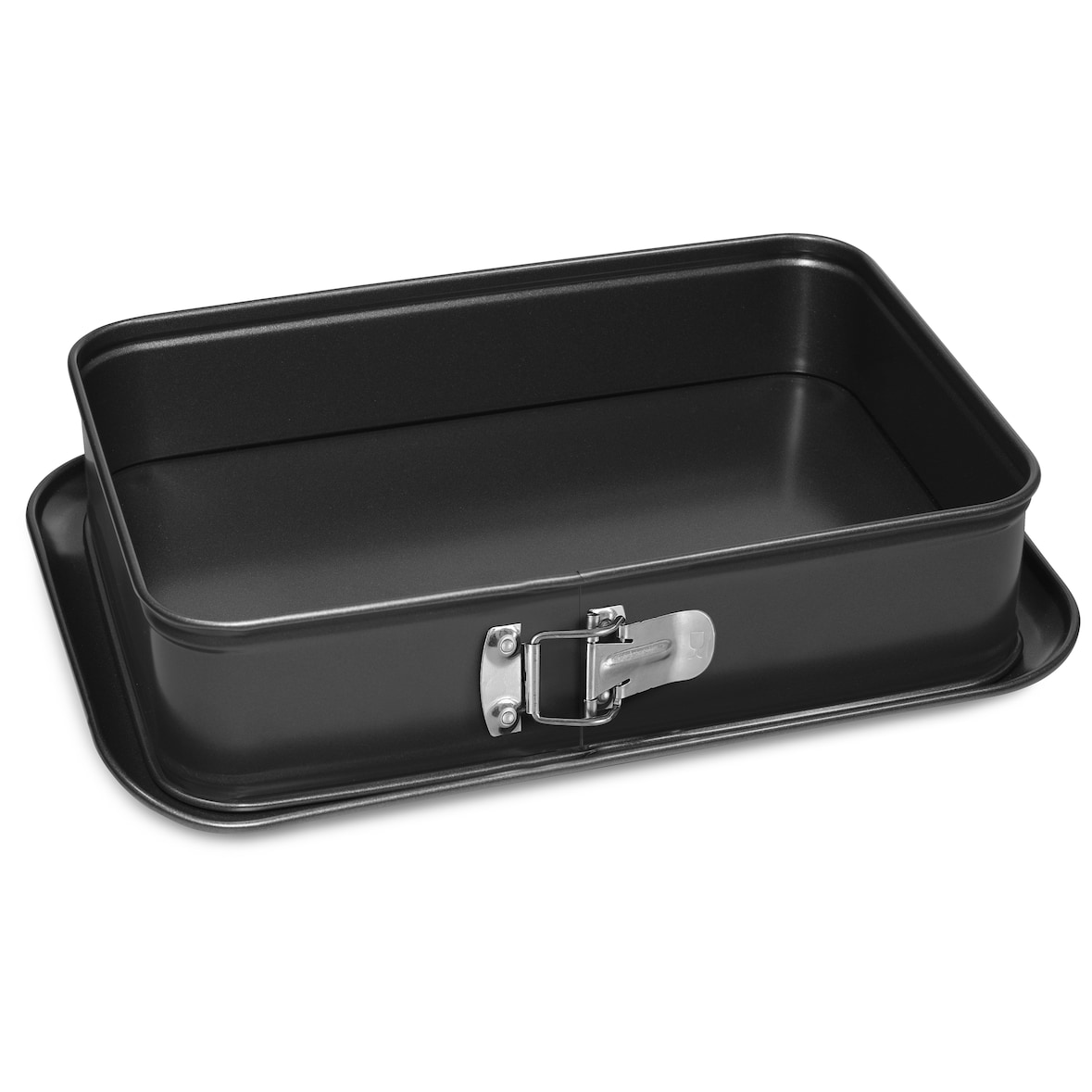 Guardini Stampo apribile rettangolare 28x19 cm con salvagoccia acciaio nero