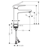 thumbnail of Hansgrohe Waschtischarmatur Metropol Chrom