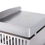 thumbnail of Romux® Piastra a Gas Professionale in Acciaio Inox 30 cm da Banco con Piastra da 4 mm per Riscaldamento Rapido con Termocoppia CE