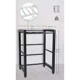 thumbnail of DELUKE® Waschmaschinengestell KAMED - Stahl, 105x75x62cm, Universal Waschmaschinenregal Waschmaschinenuntergestell Zwischenbau Waschmaschine Trockner