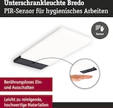 Eine Unterschrankleuchte mit PIR-Sensor.